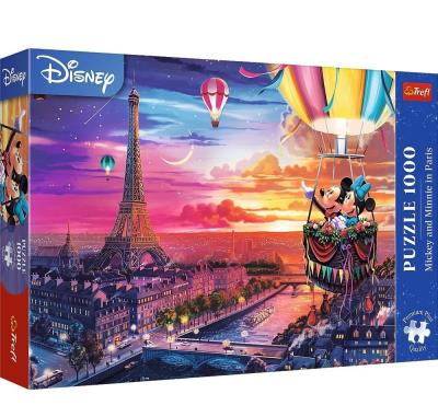 Opakowanie Puzzle 1000 Mickey i Minnie w Paryżu TREFL