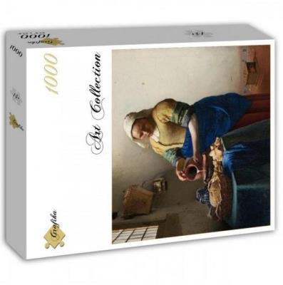 Puzzle 1000 Mleczarka, Vermeer. Wydawca: Grafika. SmakLiter.pl Opakowanie Puzzle 1000 Mleczarka, Vermeer