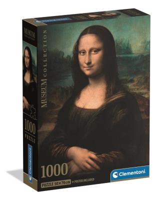 Opakowanie Puzzle 1000 Museum Leonardo - Gioconda