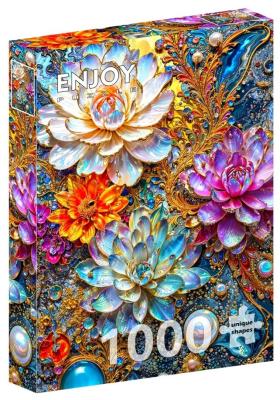 Opakowanie Puzzle 1000 Perłowe lilie wodne