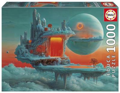 Opakowanie Puzzle 1000 Planeta ognia i lodu
