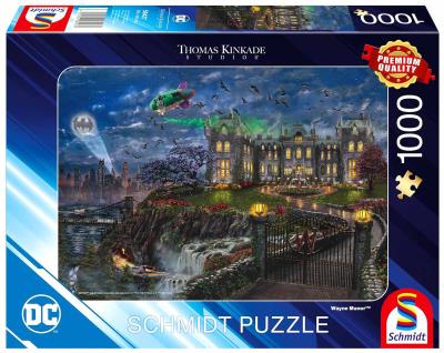 Opakowanie Puzzle 1000 PQ T.Kinkade Batman Rezydencja Bruce'a Wayne'a 113551