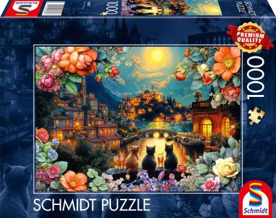 Opakowanie Puzzle 1000 PQ Trio w blasku księżyca 114406