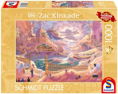 Opakowanie Puzzle 1000 PQ Zac Kinkade Królestwo niebieskie 113659