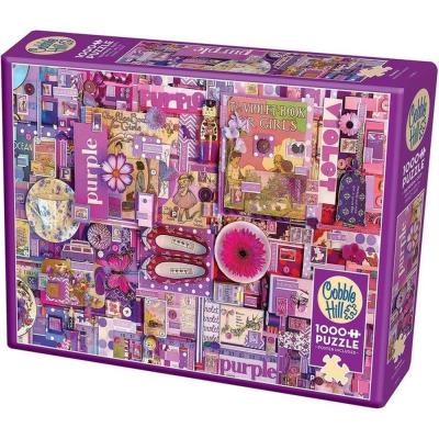 Opakowanie Puzzle 1000 Projekt tęcza - Fioletowy