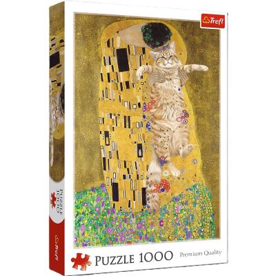 Opakowanie Puzzle 1000 Purrfekcyjny Pocałunek TREFL