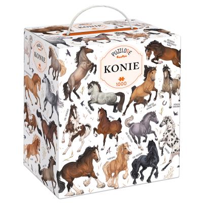 Opakowanie Puzzle 1000 Puzzlove Konie CzuCzu
