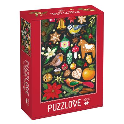 Opakowanie Puzzle 1000 Puzzlove Świąteczne nastroje CzuCzu