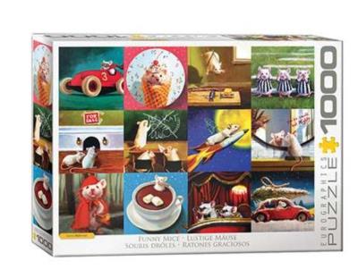 Opakowanie Puzzle 1000 Śmieszne myszy