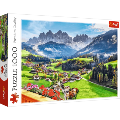 Opakowanie Puzzle 1000 St. Magdalena Dolomity Włochy TREFL