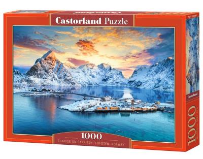 Opakowanie Puzzle 1000 Sunrise on Sakrisoy, Lofoten CASTOR