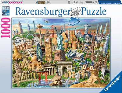 Opakowanie Puzzle 1000 Światowe zabytki