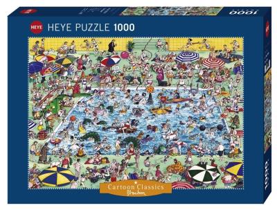 Opakowanie Puzzle 1000 Szaleństwo na basenie
