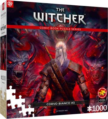 Opakowanie Puzzle 1000 The Witcher (Wiedźmin) Corvo Bianco
