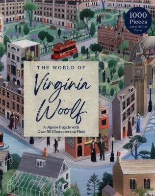Puzzle 1000 The World of Virginia Woolf. Autor: Oliver Sophie. SmakLiter.pl Okładka książki Puzzle 1000 The World of Virginia Woolf