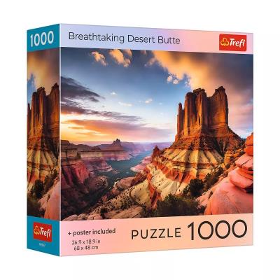 Puzzle 1000 USA Colection Breathtaking Desert Butte. Wydawca: Trefl PAP. SmakLiter.pl Opakowanie Puzzle 1000 USA Colection Breathtaking Desert Butte