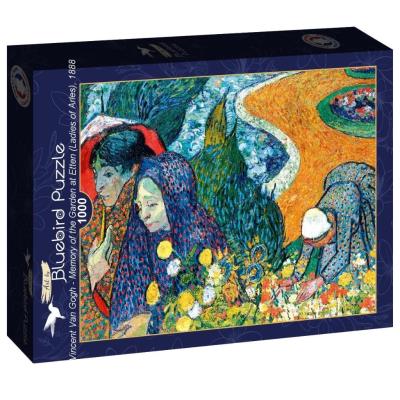 Puzzle 1000 Vincent Van Gogh Ogród w Etten,1888. Wydawca: Bluebird Puzzle. SmakLiter.pl Opakowanie Puzzle 1000 Vincent Van Gogh Ogród w Etten,1888