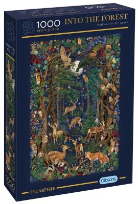 Opakowanie Puzzle 1000 W głąb lasu 112569