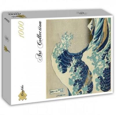 Puzzle 1000 Wielka Fala Kaganawa. Wydawca: Grafika. SmakLiter.pl Opakowanie Puzzle 1000 Wielka Fala Kaganawa