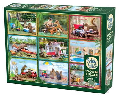Opakowanie Puzzle 1000 Wiewiórki na wakacjach 112690