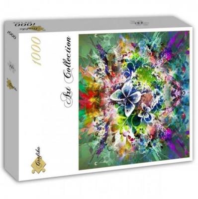 Opakowanie Puzzle 1000 Wiosenne kwiaty i motyle