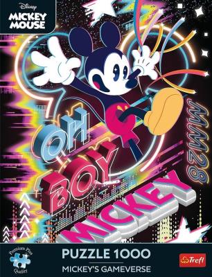Opakowanie Puzzle 1000 Wirtualny świat Myszki Miki TREFL