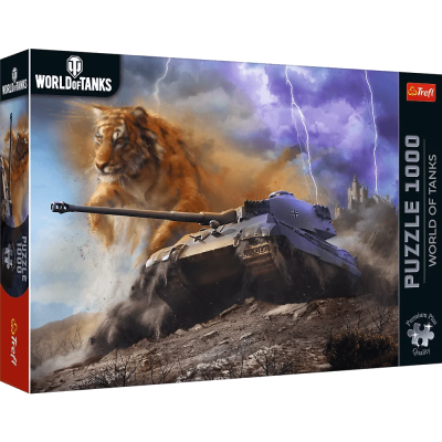 Opakowanie Puzzle 1000 World of Tanks: Tygrys II TREFL