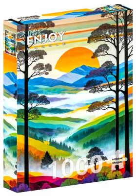 Opakowanie Puzzle 1000 Zachód słońca