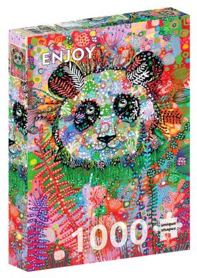 Opakowanie Puzzle 1000 Zagadkowa panda