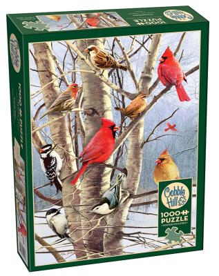 Opakowanie Puzzle 1000 Zimowe ptaki 113558