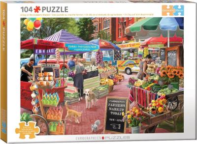 Opakowanie Puzzle 104 A day at the Farmers Market by Marie August-Anderson 6704-6022