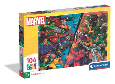 Opakowanie PUZZLE 104 EL SUPER KOLOR Marvel