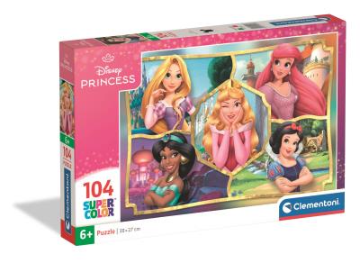 Opakowanie PUZZLE 104 EL SUPER KOLOR Princess