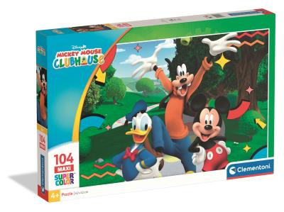 Opakowanie Puzzle 104 Maxi Super kolor Mickey Mouse Clubhouse 25018