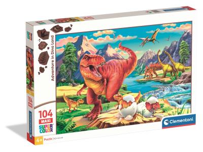 Opakowanie Puzzle 104 Maxi Super kolor Noli Dino 25795