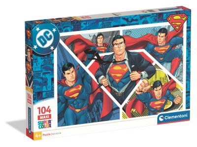 Opakowanie Puzzle 104 Maxi Super kolor Superman 25022