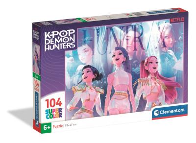 Opakowanie Puzzle 104 Super kolor K-Pop Demon Hunters 21762