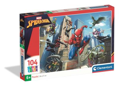 Opakowanie Puzzle 104 Super kolor Spider-Man 25012