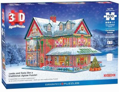 Opakowanie Puzzle 1100 3D Christmas House 9910-5817