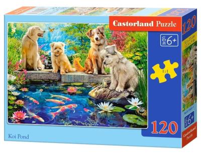 Opakowanie Puzzle 120 Koi Pond CASTOR