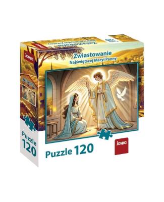 Puzzle 120 Zwiastowanie JAWA. Wydawca: Jawa. SmakLiter.pl Opakowanie Puzzle 120 Zwiastowanie JAWA
