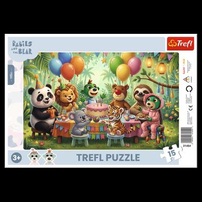 Opakowanie Puzzle 15 Ramkowe Kochane Bobaski 31454