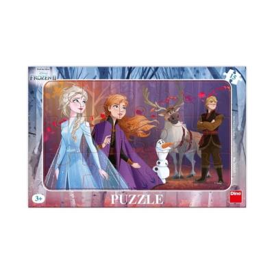 Puzzle 15 ramkowe Kraina Lodu Frozen II. Wydawca: Dino Toys. SmakLiter.pl Opakowanie Puzzle 15 ramkowe Kraina Lodu Frozen II