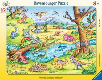 Opakowanie Puzzle 15 Young Dinosaurs Where to Put It?