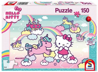 Puzzle 150 Hello Kitty Jednorożec G3. Wydawca: Schmidt. SmakLiter.pl Opakowanie Puzzle 150 Hello Kitty Jednorożec G3