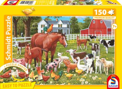 Opakowanie Puzzle 150 PQ Zwierzęta na wsi 114374