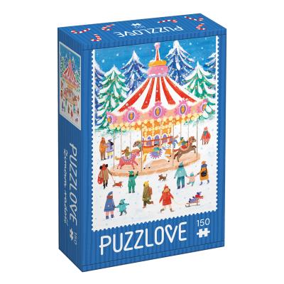 Opakowanie Puzzle 150 Puzzlove Zimowa radość CzuCzu
