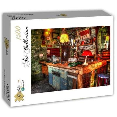 Puzzle 1500 Bar w Budapeszcie. Wydawca: Grafika. SmakLiter.pl Opakowanie Puzzle 1500 Bar w Budapeszcie