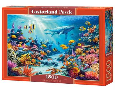 Opakowanie Puzzle 1500 Coral Vilage CASTOR