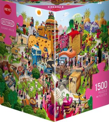 Opakowanie Puzzle 1500 Cukrowe wzgórze (Puzzle+plakat)